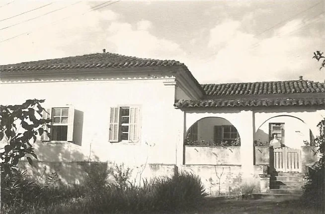 Ambiente e elementos preservados da casa sede da Fazenda Santa Barbara